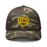 JTK Jesus Think Gold Camouflage trucker hat