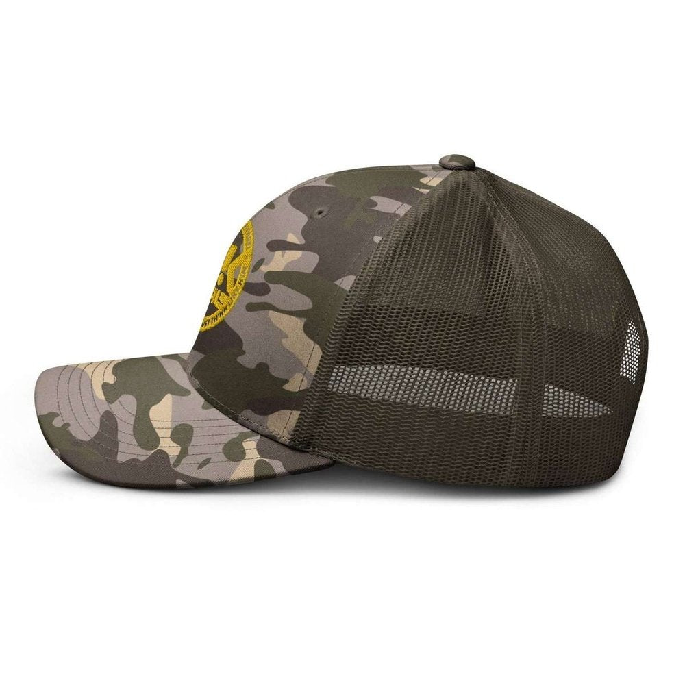 JTK Jesus Think Gold Camouflage trucker hat