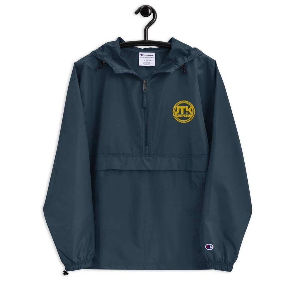 JTK Embroidered Champion Packable Jacket