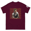 Born Famous "Imported" w/Logo Men's Classic Maroon Tee