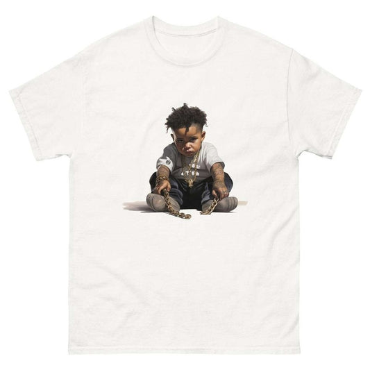 Born Famous "Imported" Men's Classic White Tee