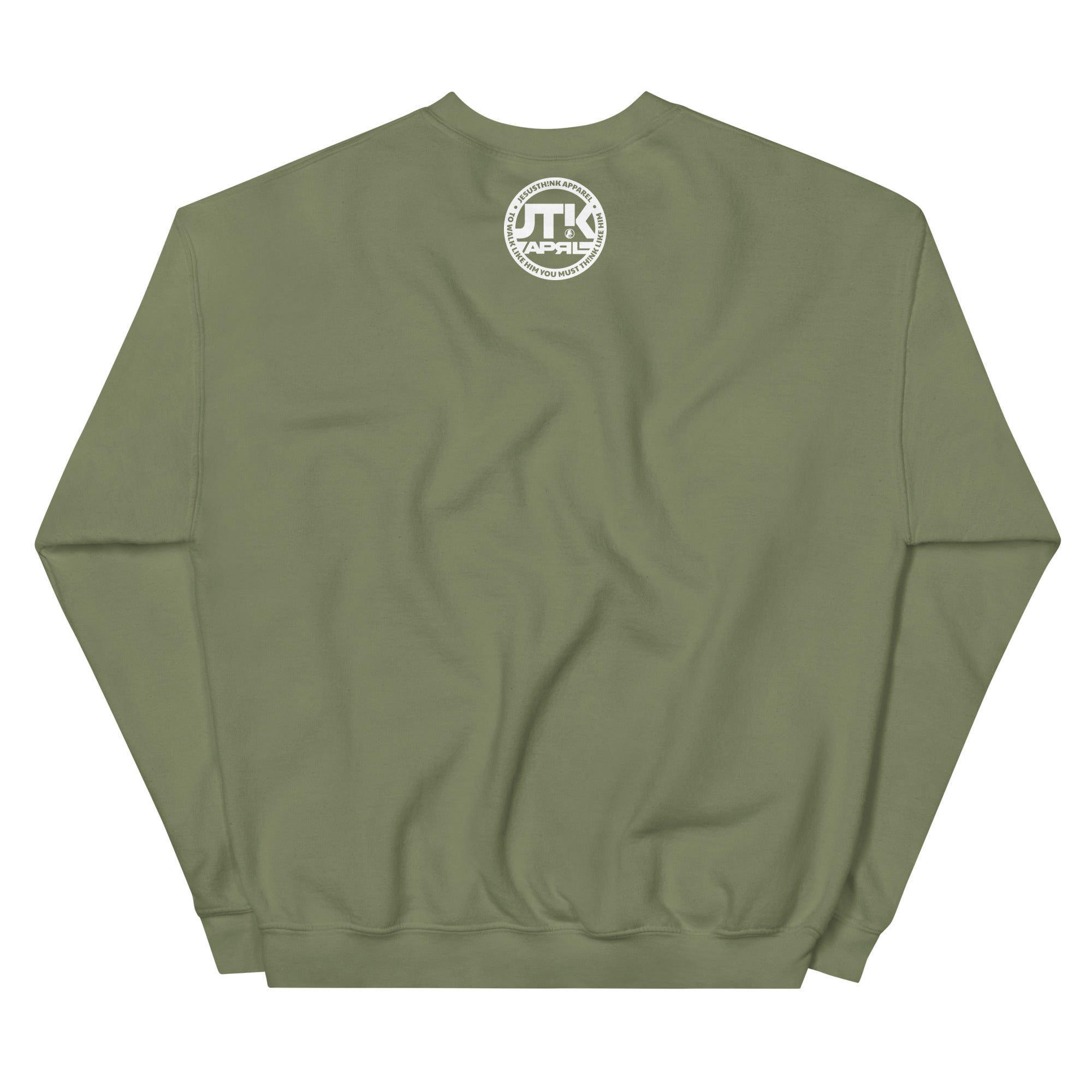 CEO "Eve" Military Green Unisex Sweatshirt Back