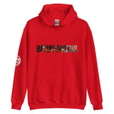 Born Famous Logo Adult Unisex Red Hoodie