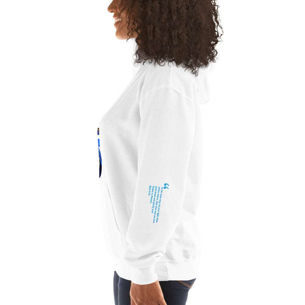 CEO "Armored" Unisex White Hoodie V4