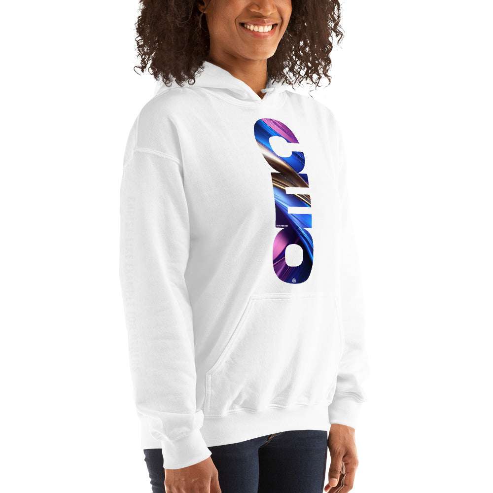 CEO "Armored" Unisex White Hoodie V!