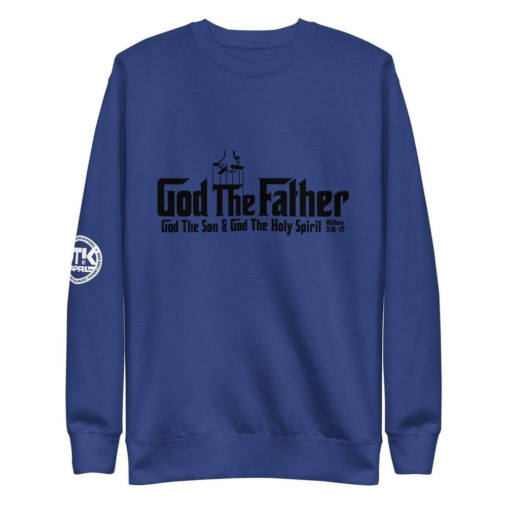 God The Father Unisex Premium Royal Sweatshirt