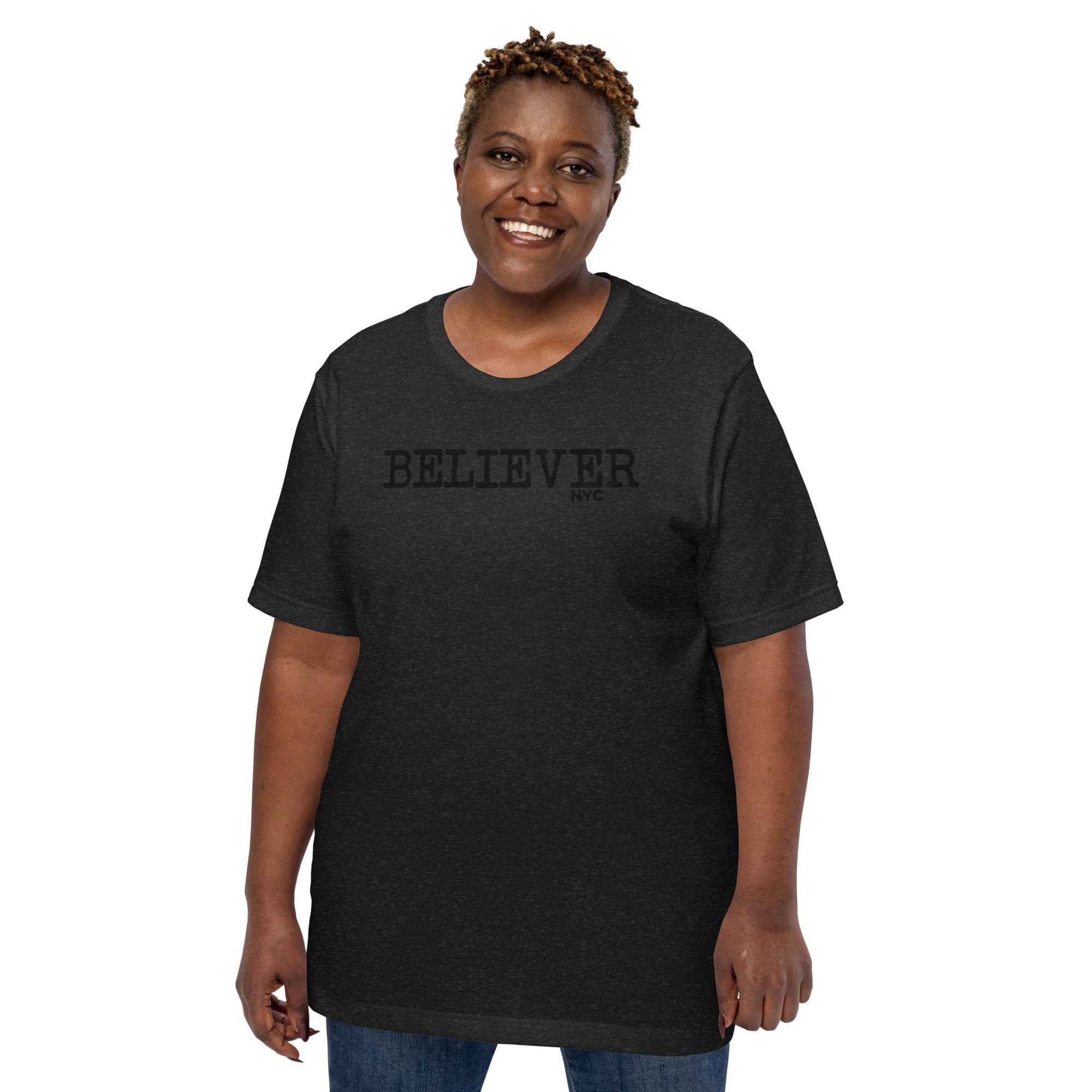 Believer NYC Unisex Black T-shirt