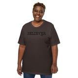 Believer NYC Unisex Brown Front T-shirt