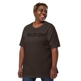 Believer NYC Unisex Brown Lt Front T-shirt