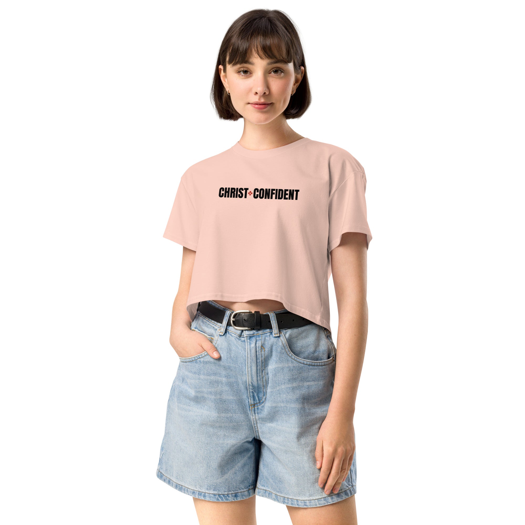 Christ Confident Women’s Crop Top