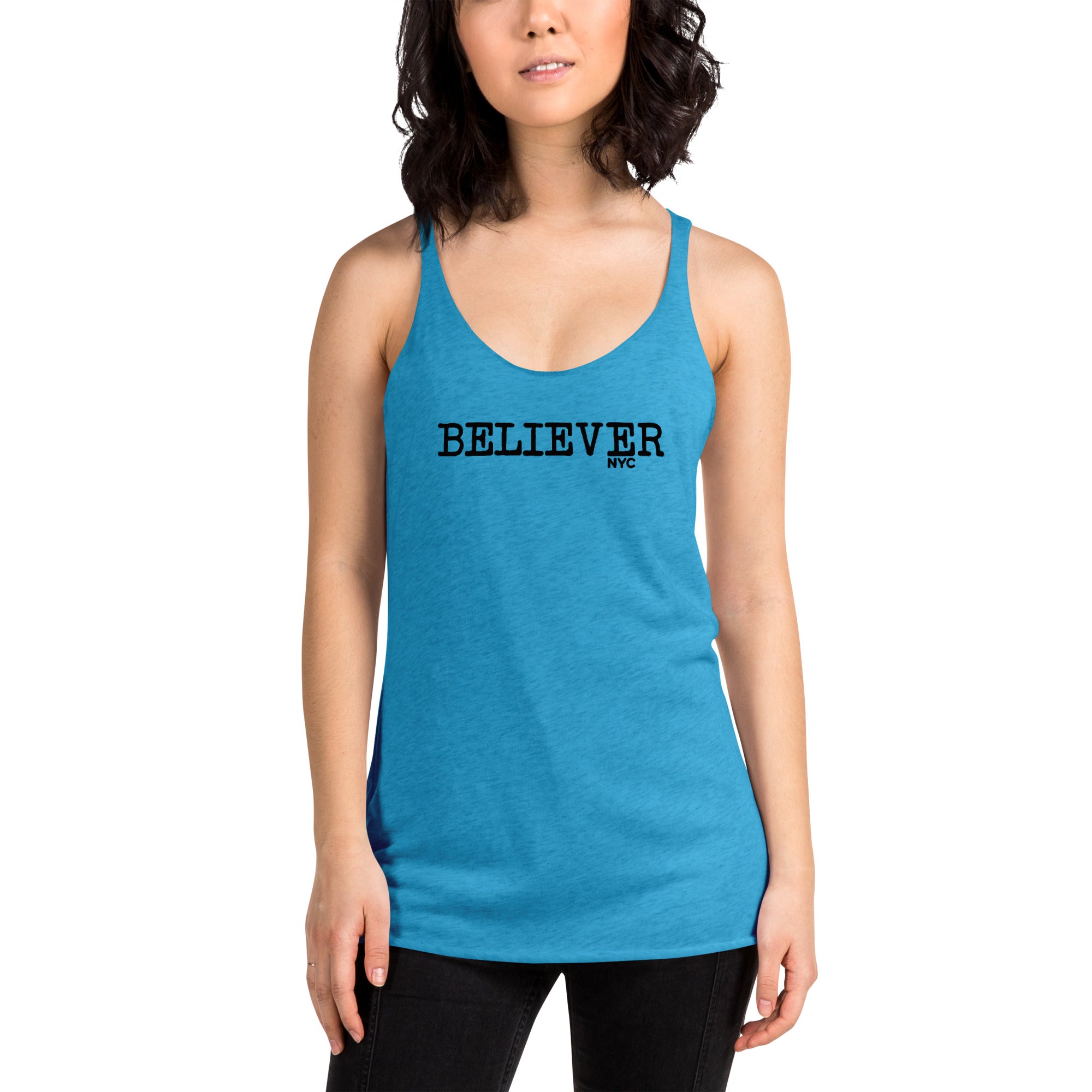 Believer NYC Women's Racerback Tank